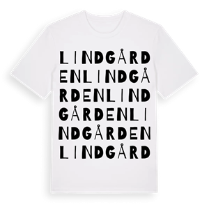 Lindgården ordlek t-shirt – ekologisk bomull t-shirt från Pinshirt