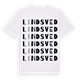 Lindsved ordlek t-shirt