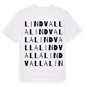 Lindvalla ordlek t-shirt – ekologisk bomull t-shirt från Pinshirt
