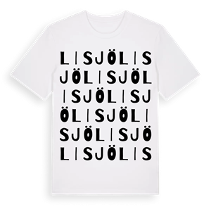 Lisjö ordlek t-shirt – ekologisk bomull t-shirt från Pinshirt