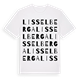 Lisselberga ordlek t-shirt