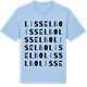 Blue Soul t-shirt med Lisselbo ordlek t-shirt