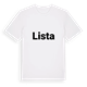 Lista fetstil t-shirt