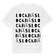 Locknäs ordlek t-shirt