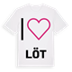 Jag älskar Löt t-shirt stort tryck