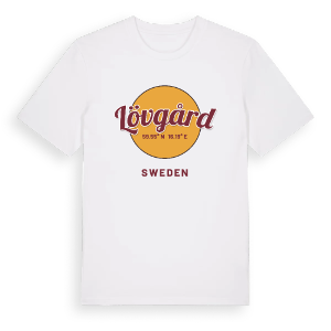 Lövgård cirkel t-shirt – ekologisk bomull t-shirt från Pinshirt