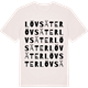 Vintage White t-shirt med Lövsäter ordlek t-shirt