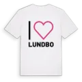 Jag älskar Lundbo t-shirt stort tryck