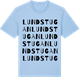 Blue Soul t-shirt med Lundstugan ordlek t-shirt