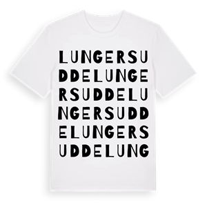 Lungers udde ordlek t-shirt – ekologisk bomull t-shirt från Pinshirt