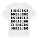 Lungers udde ordlek t-shirt