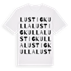 Lustigkulla ordlek t-shirt