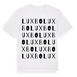 Luxbo ordlek t-shirt – ekologisk bomull t-shirt från Pinshirt