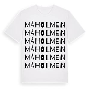 Måholmen ordlek t-shirt – ekologisk bomull t-shirt från Pinshirt
