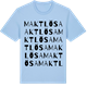 Blue Soul t-shirt med Maktlösa ordlek t-shirt