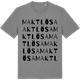 Mid Heather Gray t-shirt med Maktlösa ordlek t-shirt