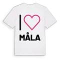 Jag älskar Måla t-shirt stort tryck