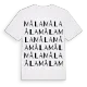 Måla ordlek t-shirt