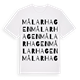 Målarhagen ordlek t-shirt