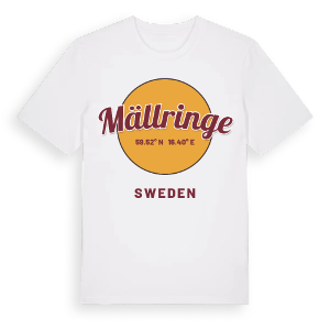 Mällringe cirkel t-shirt – ekologisk bomull t-shirt från Pinshirt