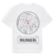 White t-shirt med Malmaberg t-shirt