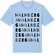 Blue Soul t-shirt med Malmberga ordlek t-shirt