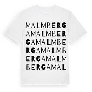 Malmberga ordlek t-shirt – ekologisk bomull t-shirt från Pinshirt