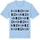 Blue Soul t-shirt med Mamre ordlek t-shirt