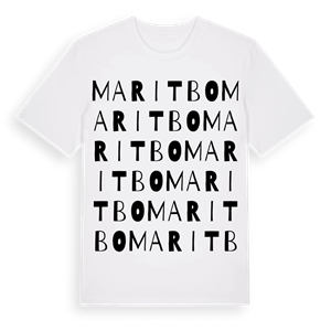 Maritbo ordlek t-shirt – ekologisk bomull t-shirt från Pinshirt