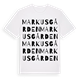 Markusgården ordlek t-shirt
