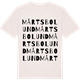 Vintage White t-shirt med Mårtsbolund ordlek t-shirt