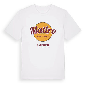 Matiro cirkel t-shirt – ekologisk bomull t-shirt från Pinshirt