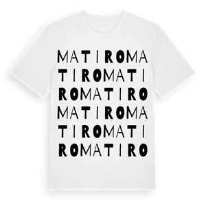 Matiro ordlek t-shirt – ekologisk bomull t-shirt från Pinshirt