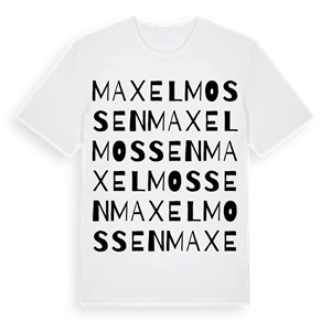Maxelmossen ordlek t-shirt – ekologisk bomull t-shirt från Pinshirt