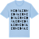 Blue Soul t-shirt med Medåker ordlek t-shirt