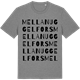 Mid Heather Gray t-shirt med Mellan Uggelfors ordlek t-shirt