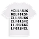 Mellan Uggelfors ordlek t-shirt
