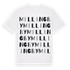 Millingby ordlek t-shirt