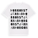 Morgonstjärnan ordlek t-shirt