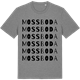 Mid Heather Gray t-shirt med Mossboda ordlek t-shirt