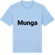 Blue Soul t-shirt med Munga fetstil t-shirt