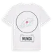 White t-shirt med Munga t-shirt