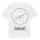 White t-shirt med Munktorp t-shirt