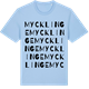Blue Soul t-shirt med Mycklinge ordlek t-shirt