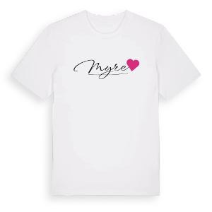 Myre hjärta t-shirt – ekologisk bomull t-shirt från Pinshirt