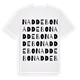 Naddebo ordlek t-shirt