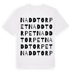 Naddtorpet ordlek t-shirt – ekologisk bomull t-shirt från Pinshirt
