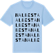 Blue Soul t-shirt med Nalbesta ordlek t-shirt
