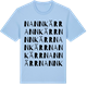 Blue Soul t-shirt med Nannkärr ordlek t-shirt
