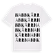 White t-shirt med Nannkärr ordlek t-shirt